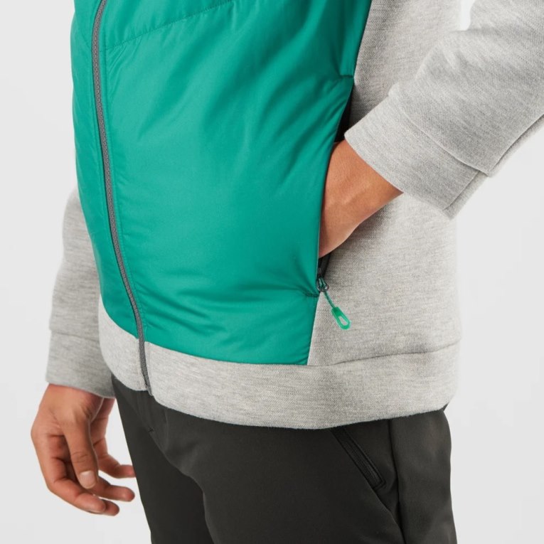 Casaco Salomon Essential Xwarm Híbrido Masculino Cinzentas Verdes | PT I35824